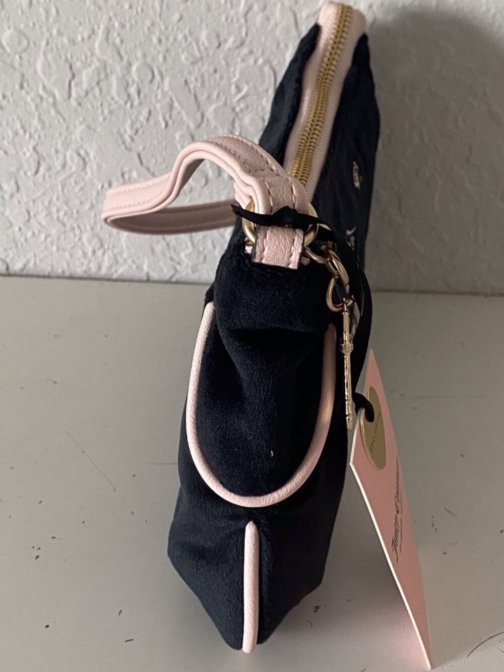 Juicy Couture New Love Chapter Mini Shoulder Bag Scottie Dogs Liquorice Pink NEW - Picture 7 of 12